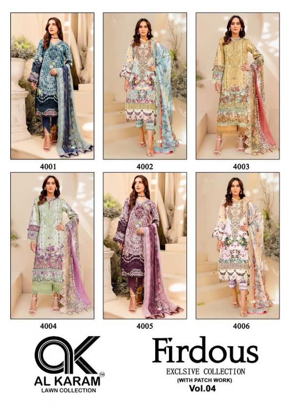 Alkaram Firdous Vol-4 – Karachi Lawn Collection